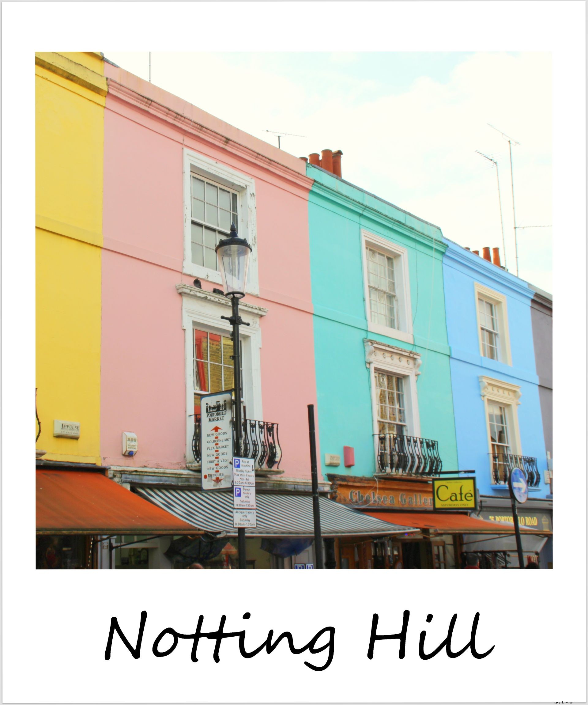 Polaroid de la semaine :Colorful Notting Hill, Londres