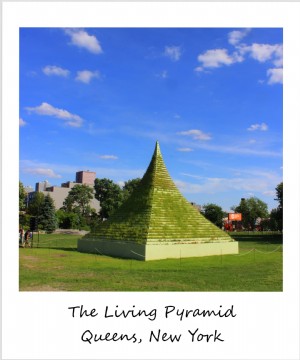 Polaroid de la semana:The Living Pyramid en Queens, Nueva York