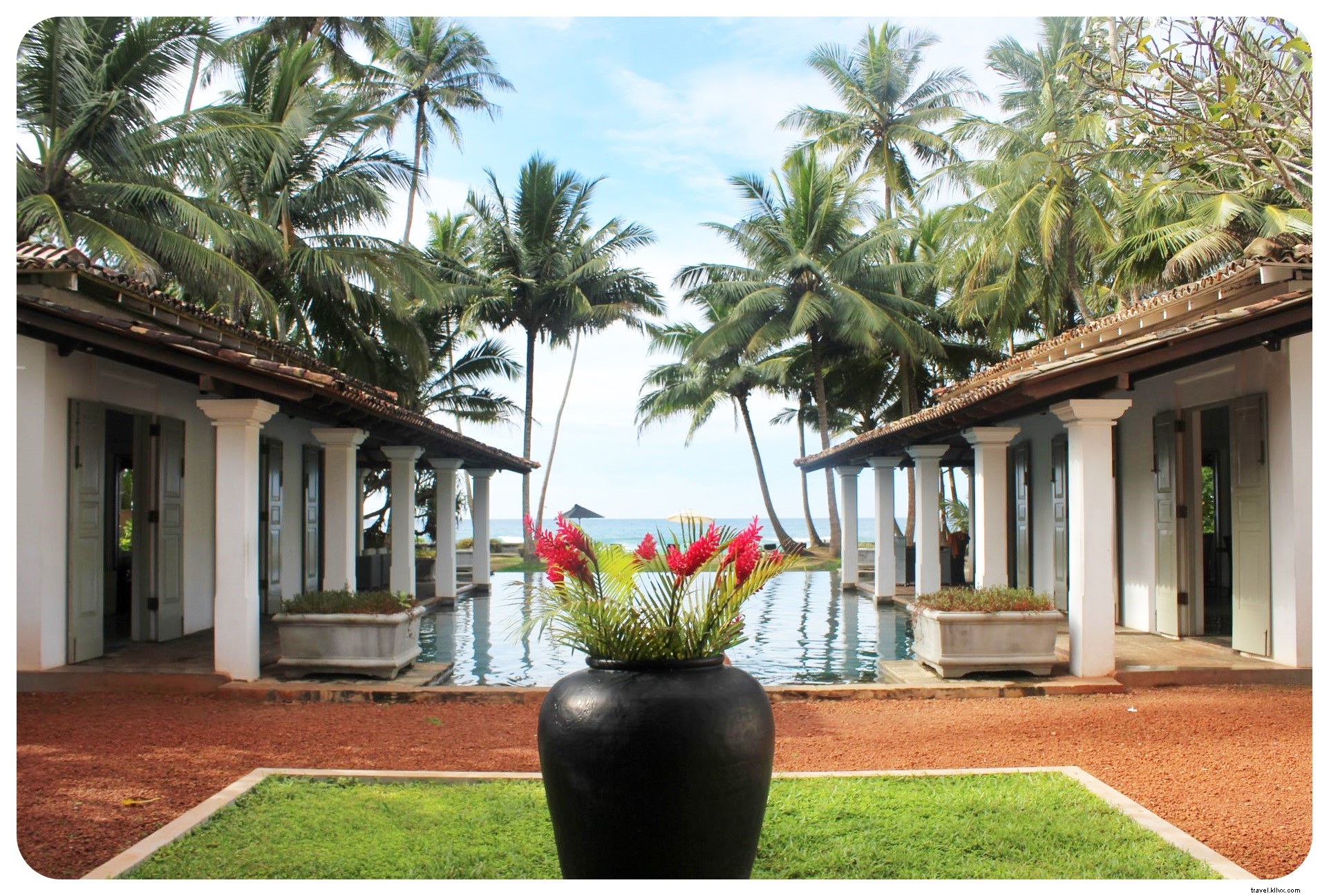 タルペビーチに滞在する場所、 スリランカ：ジェットウィングホテルの時代のビーチ