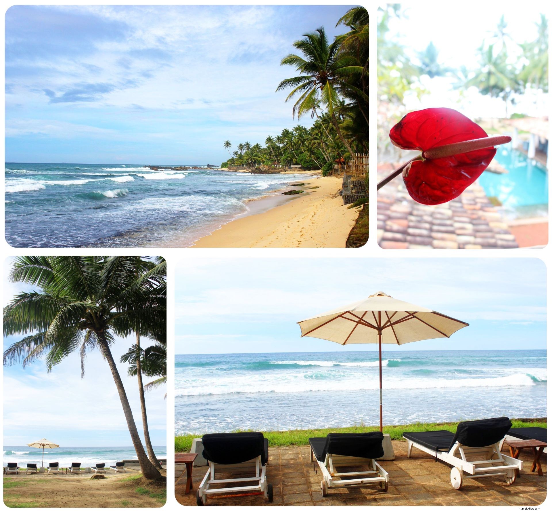 タルペビーチに滞在する場所、 スリランカ：ジェットウィングホテルの時代のビーチ