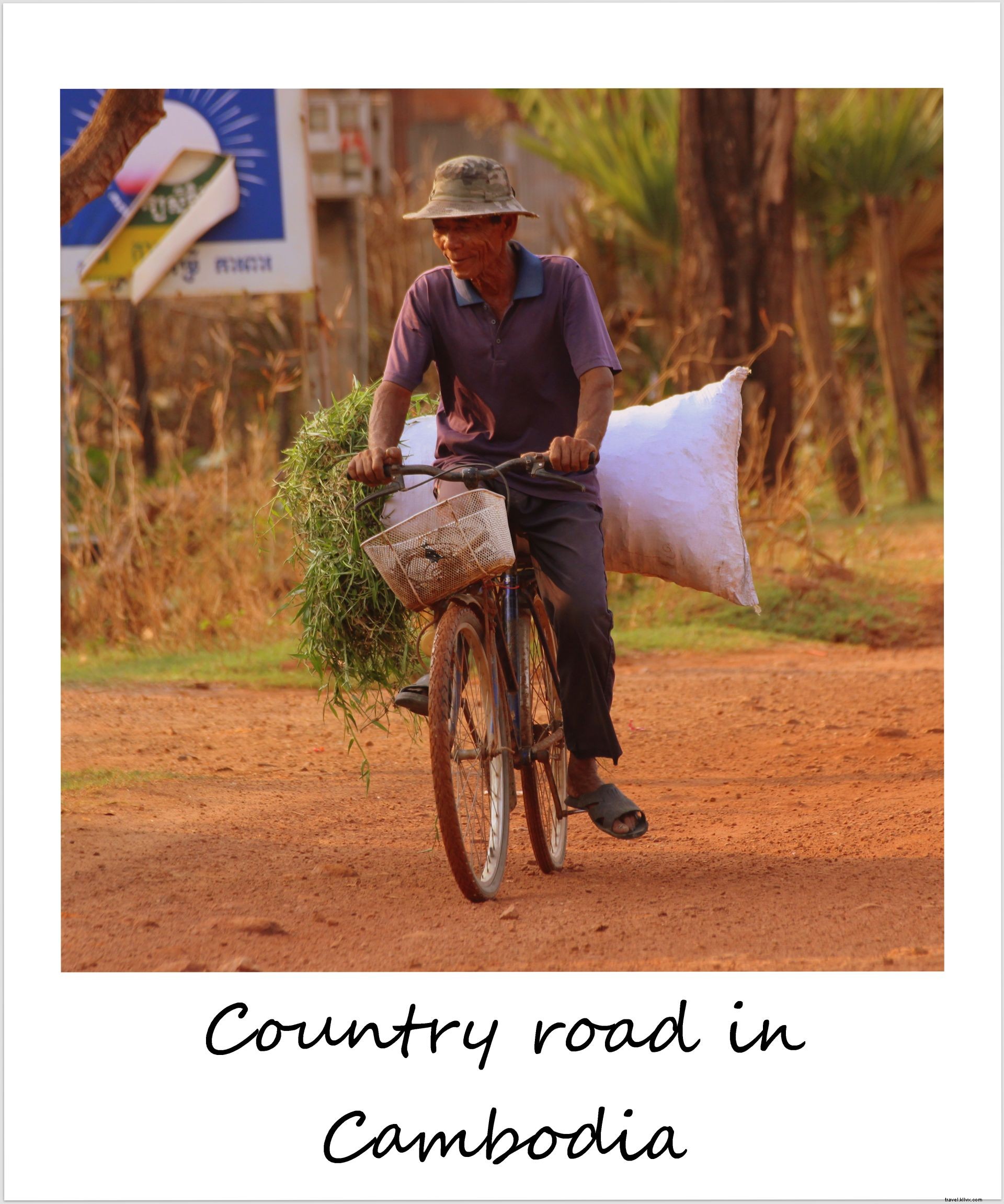 Polaroid da semana:vida no campo no Camboja