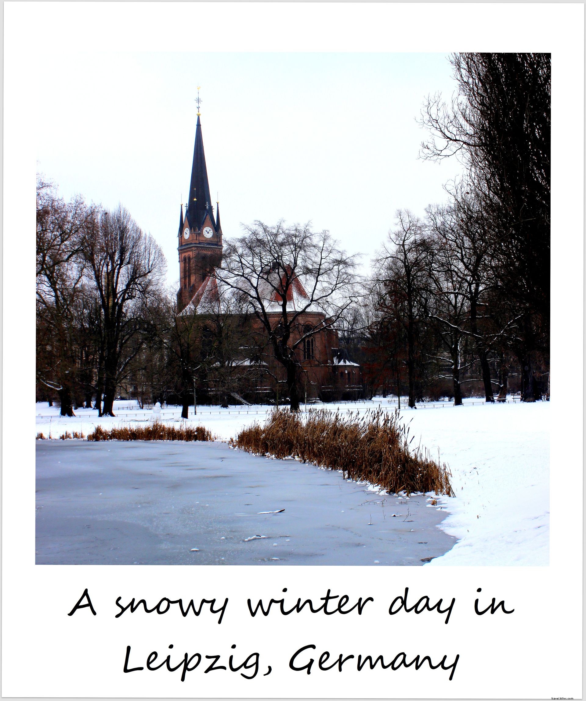 Polaroid de la semana:un día nevado de invierno en Alemania