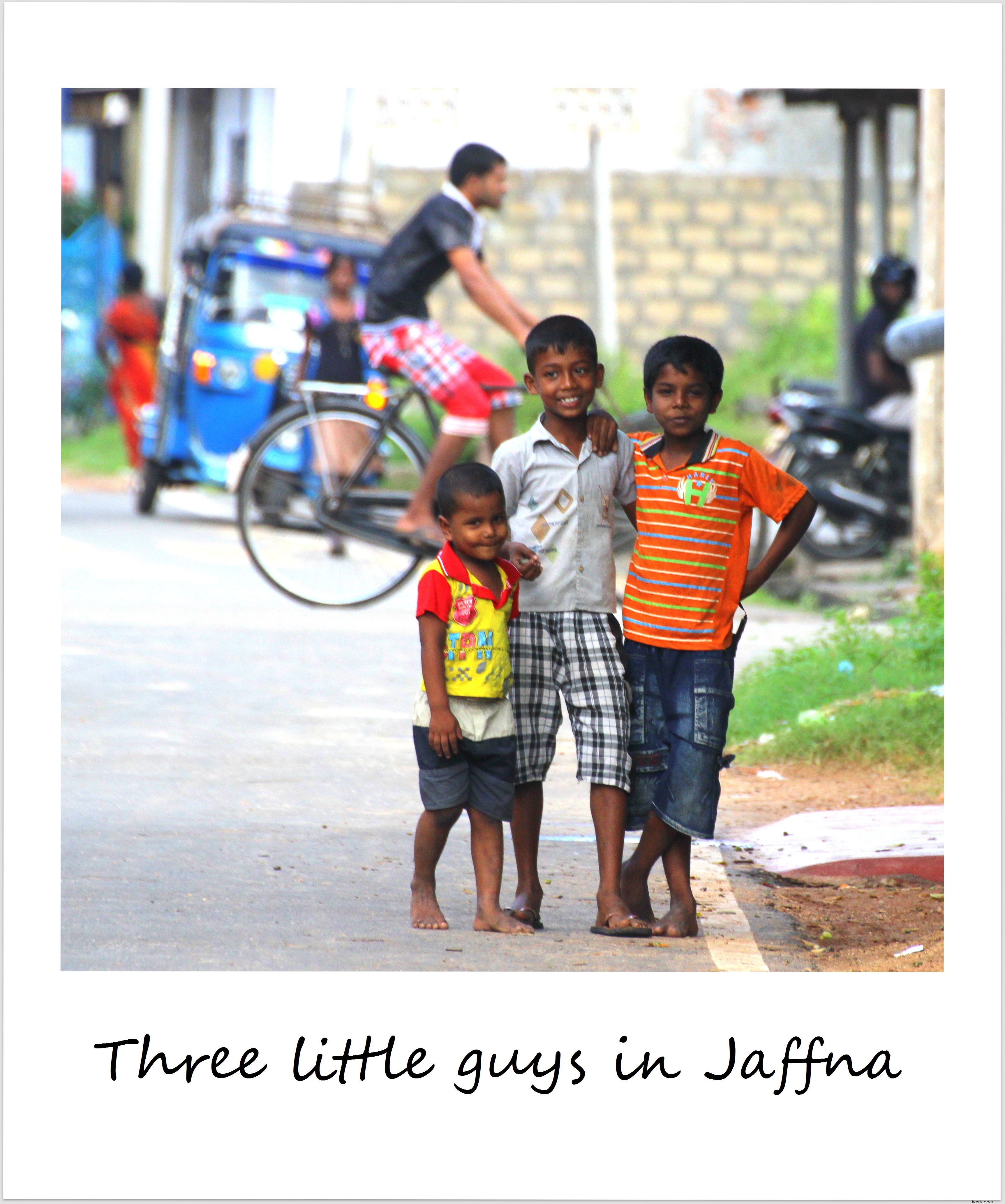 Polaroid de la semaine :Les garçons de Jaffna