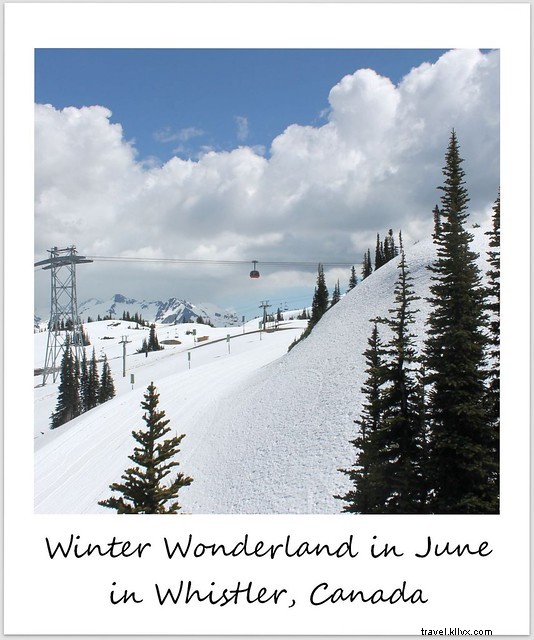 Polaroid de la semaine :Le pays des merveilles hivernales de Whistler, Canada