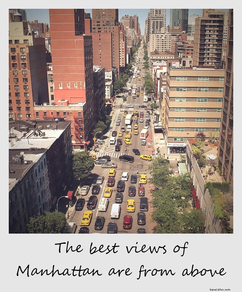 今週のポラロイド：マンハッタンの最高の景色は上からです