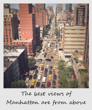Polaroid de la semaine :Les meilleures vues de Manhattan sont d en haut