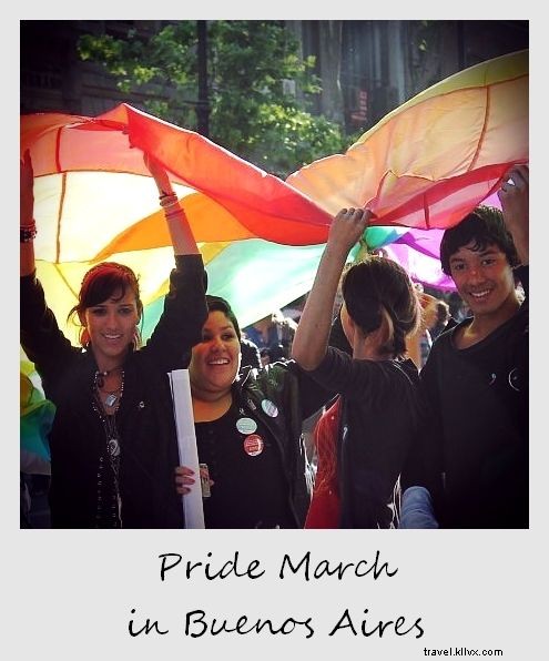 Polaroid da semana:Marcha do Orgulho em Buenos Aires