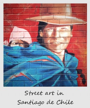Polaroid de la semaine :Street Art à Santiago du Chili