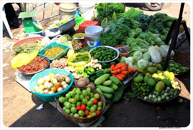 フォトエッセイ：カンボジアの市場