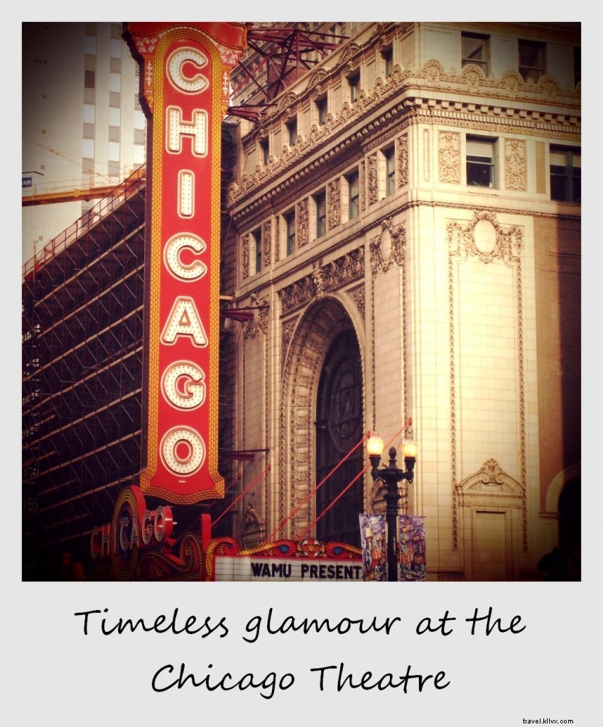 Polaroid de la semaine :glamour intemporel au Chicago Theatre