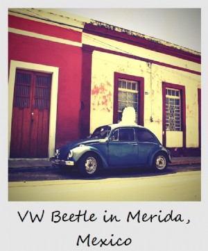 Polaroid de la semaine :VW Beetle au Mexique