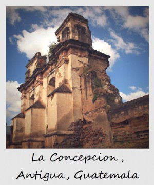 Polaroid de la semaine :La Concepcion à Antigua, Guatemala