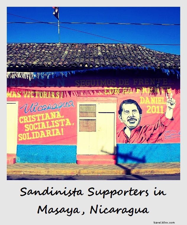 Polaroid de la semana:simpatizantes sandinistas en Nicaragua