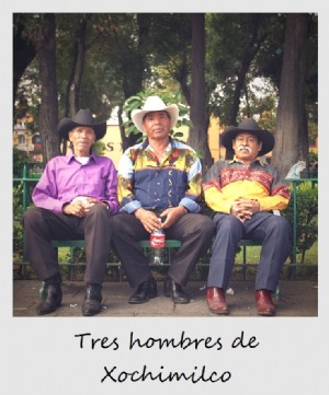 Polaroid de la semana - Hombres de Xochimilco