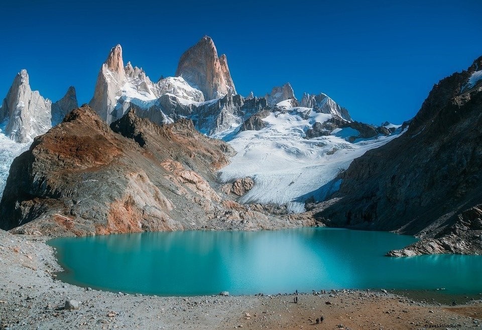 アルゼンチン南部：ペリトモレノ氷河、 ロスグラシアレス国立公園とフィッツロイ