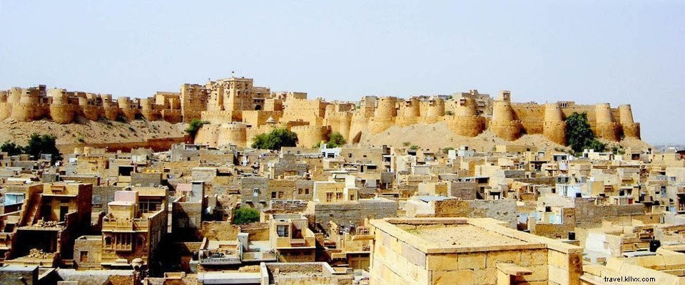 Viajemos el desierto de Thar y la ciudad de Jaisalmer en la India