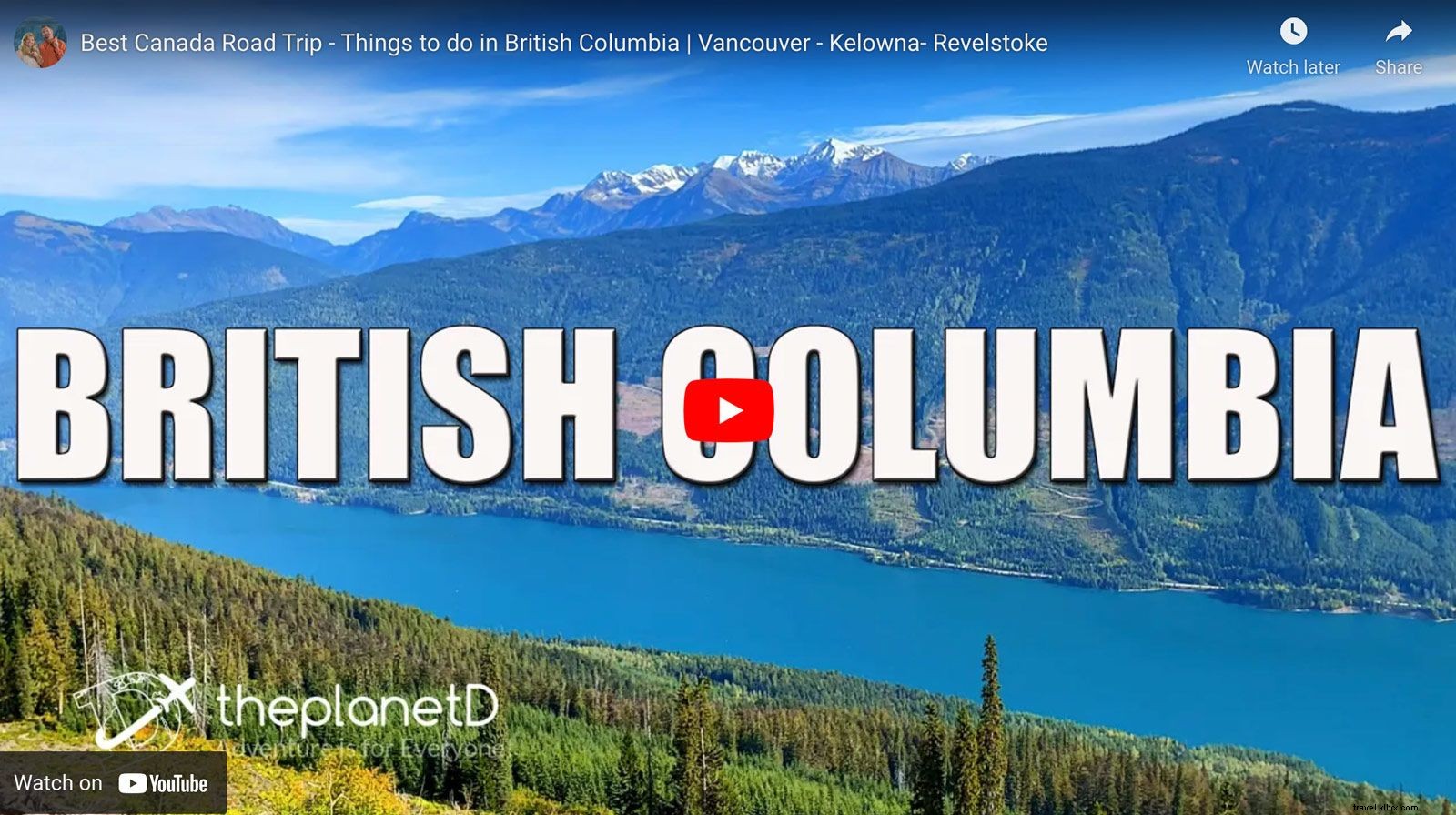 Melhor viagem de carro pela Colúmbia Britânica - Vancouver - Kelowna - Revelstoke