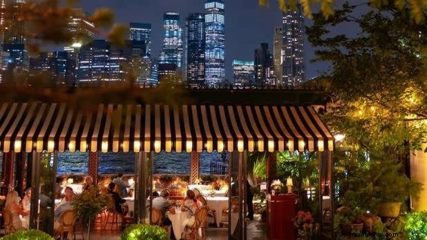 眺めの良いニューヨークのアウトドアダイニングのための12のレストラン 