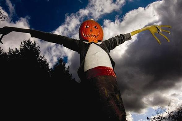 Choses effrayantes et pas si effrayantes d Halloween à New York 