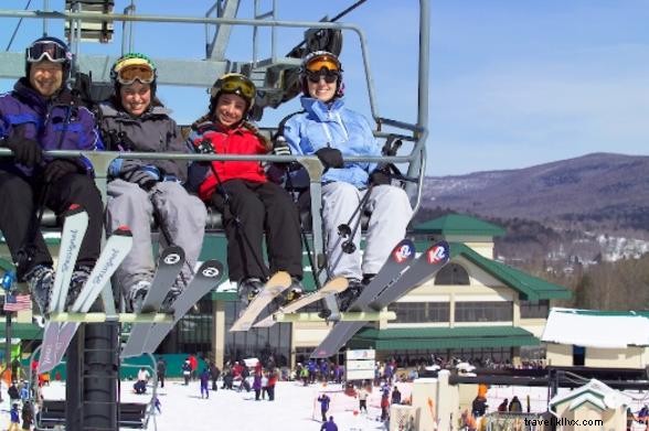 Montanhas de esqui para famílias perto de Nova York 
