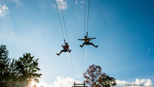 12 Taman Petualangan Ziplining dan Ropes Terbaik di New York 