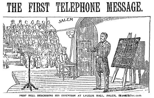 Cloche, Watson, et le premier appel téléphonique interurbain 