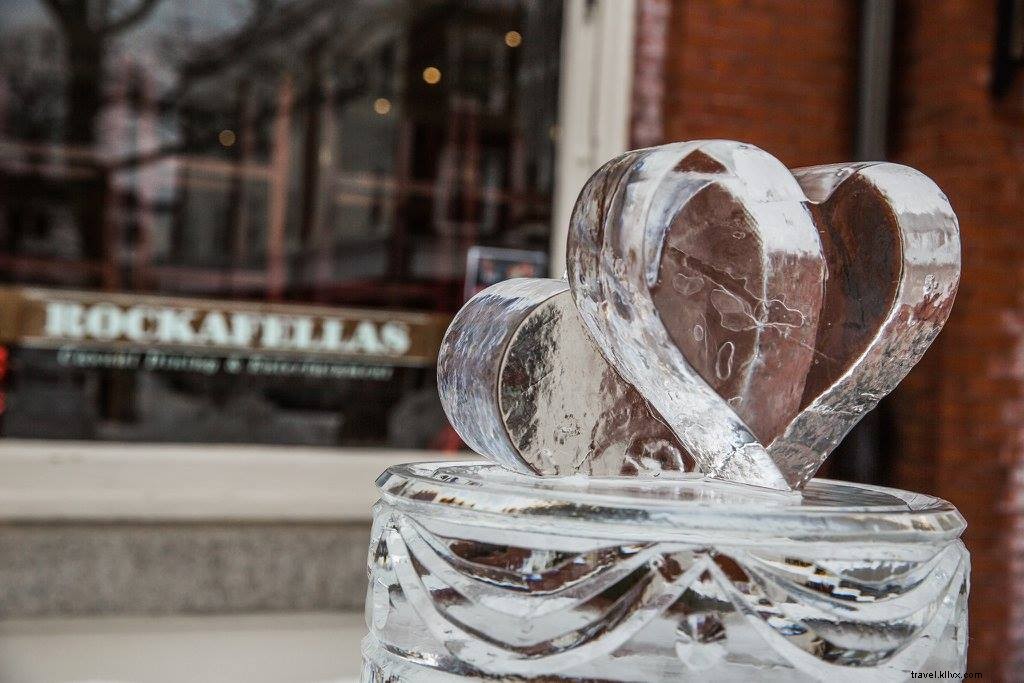 Experimente el festival de esculturas de hielo y chocolate tan dulce de Salem, 1-14 de febrero 2021 