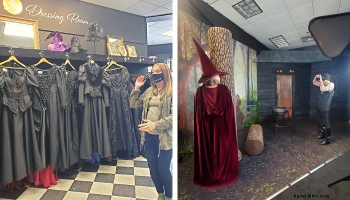 Esperienza Strega Pix, Il primo studio fotografico in costume da strega di Salem 