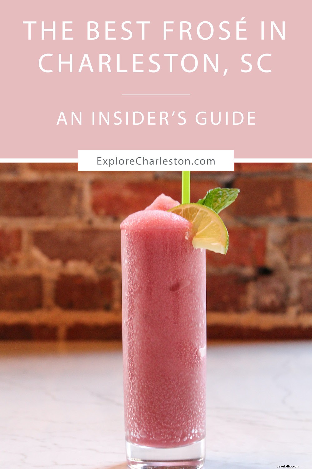 13 posti fantastici dove bere frosé a Charleston 