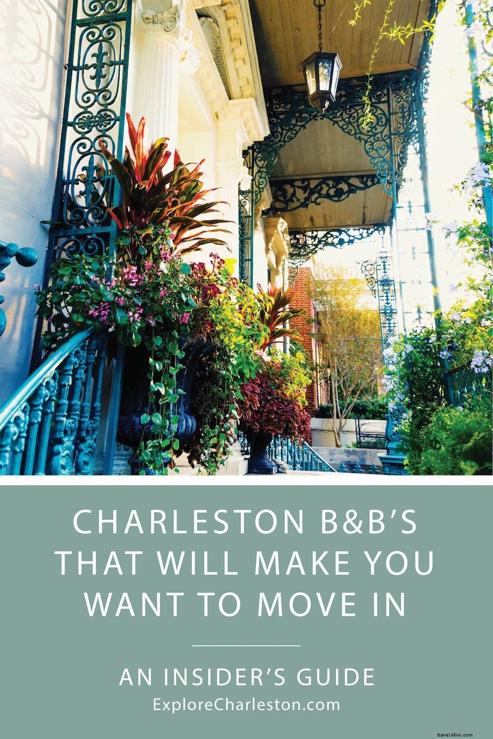 10 B &B s de Charleston que vão fazer você querer se mudar 