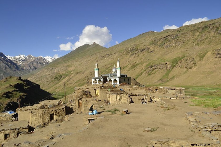 Aldea de Parkachik en el valle de Suru, Ladakh