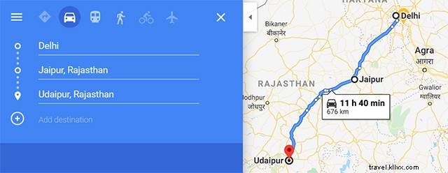 Itinerario de viaje por carretera de 9 días de Delhi a Bangalore