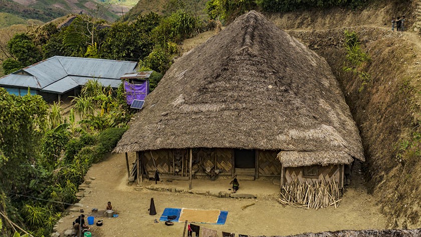 Visitando Longwa, In lun:il mio momento clou in Nagaland