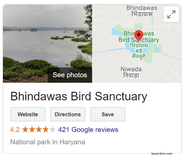 Santuario de aves Bhindawas:una excursión de un día ideal desde Delhi