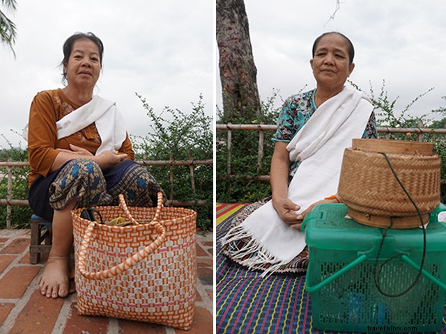 Luang Prabang Tak Bat :Cérémonie d aumône du matin, En images