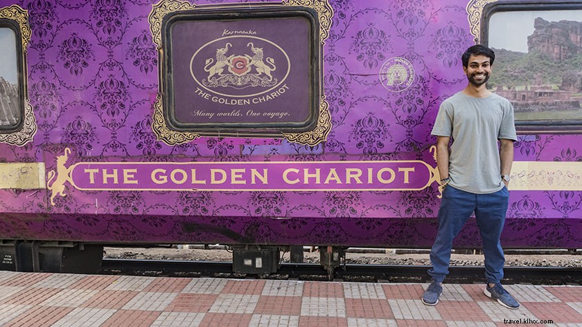 Experimente un viaje en tren de lujo en la India:el carro dorado