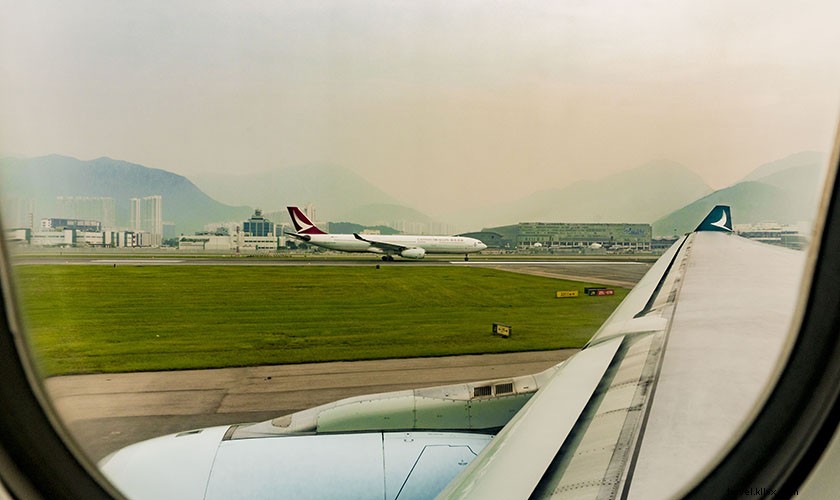 Análise da classe econômica da Cathay Pacific:Índia para Hong Kong