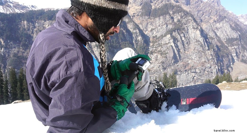 Onde praticar snowboard no interior do Himalaia