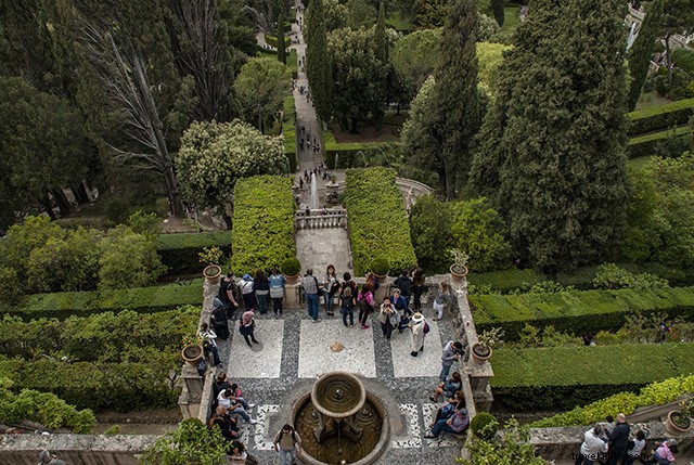 taman Villa d Este, di Tivoli