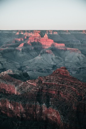 Foto do pôr do sol no Arizona Canyon