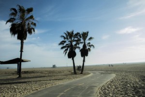 Photo de piste cyclable de plage