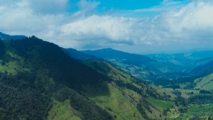 コロンビアの山々写真