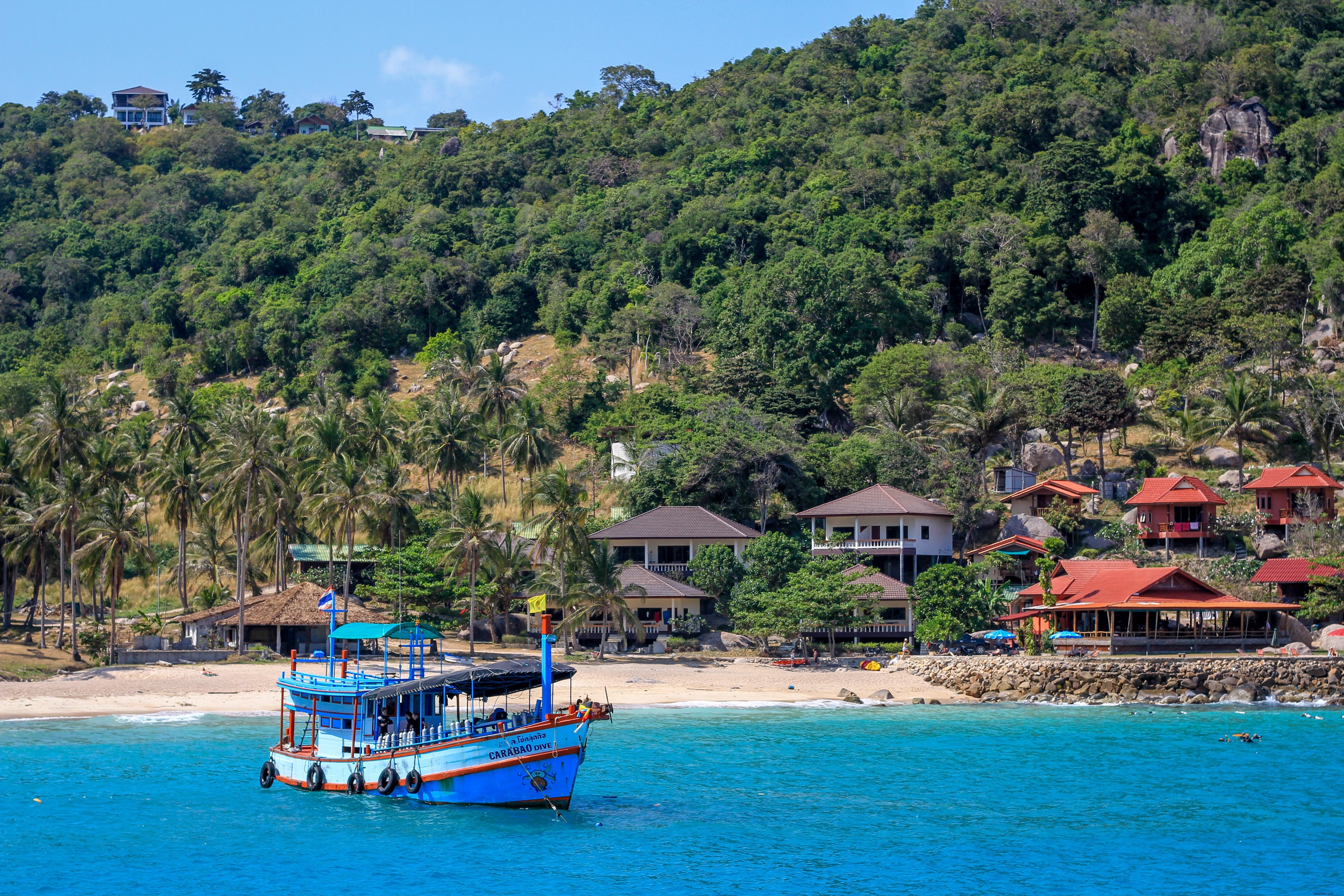 Barca da pesca in Thailandia foto