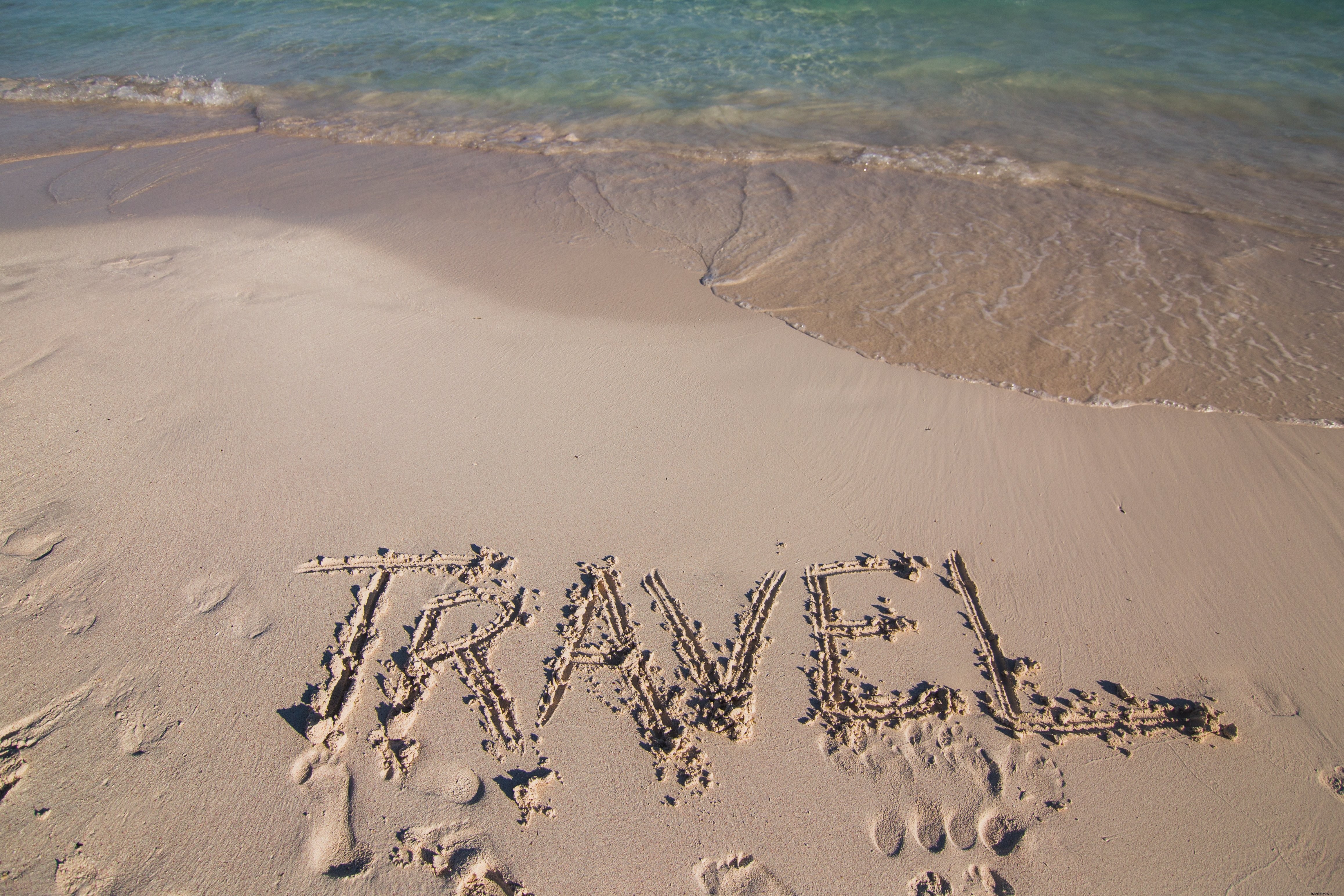 Voyage écrit dans le sable Photo