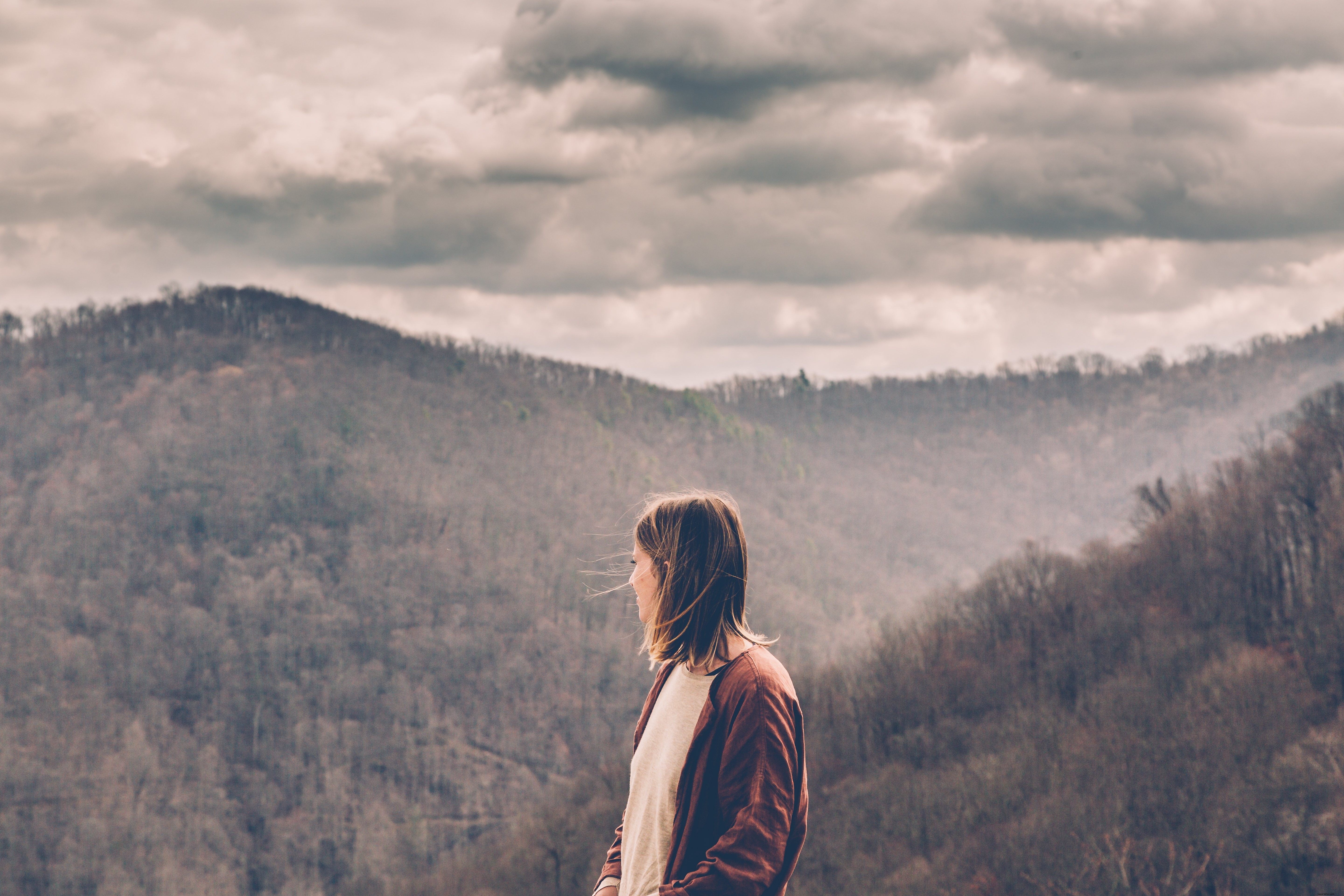 Photo de femme vagabonde