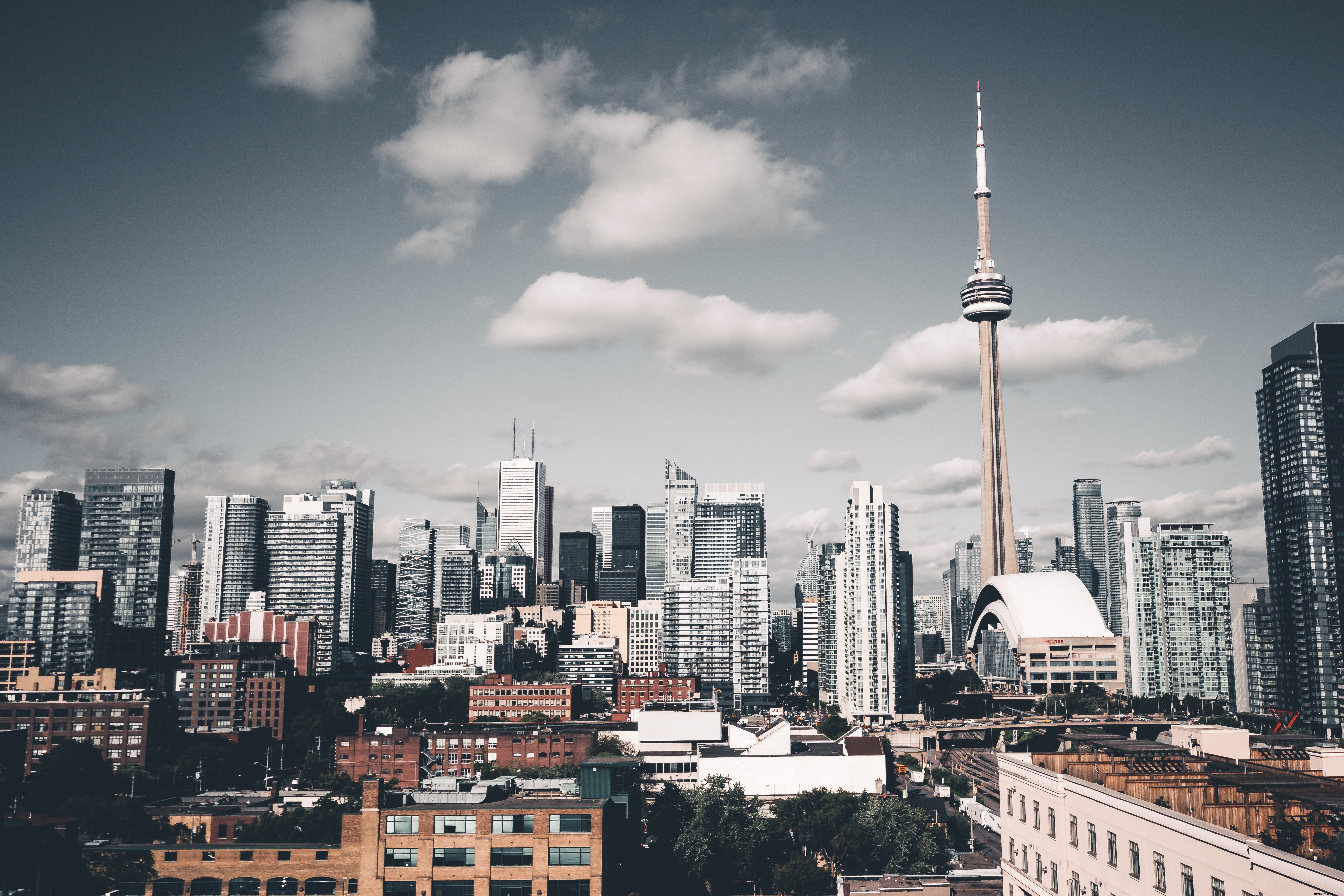 Foto do horizonte da cidade de Toronto