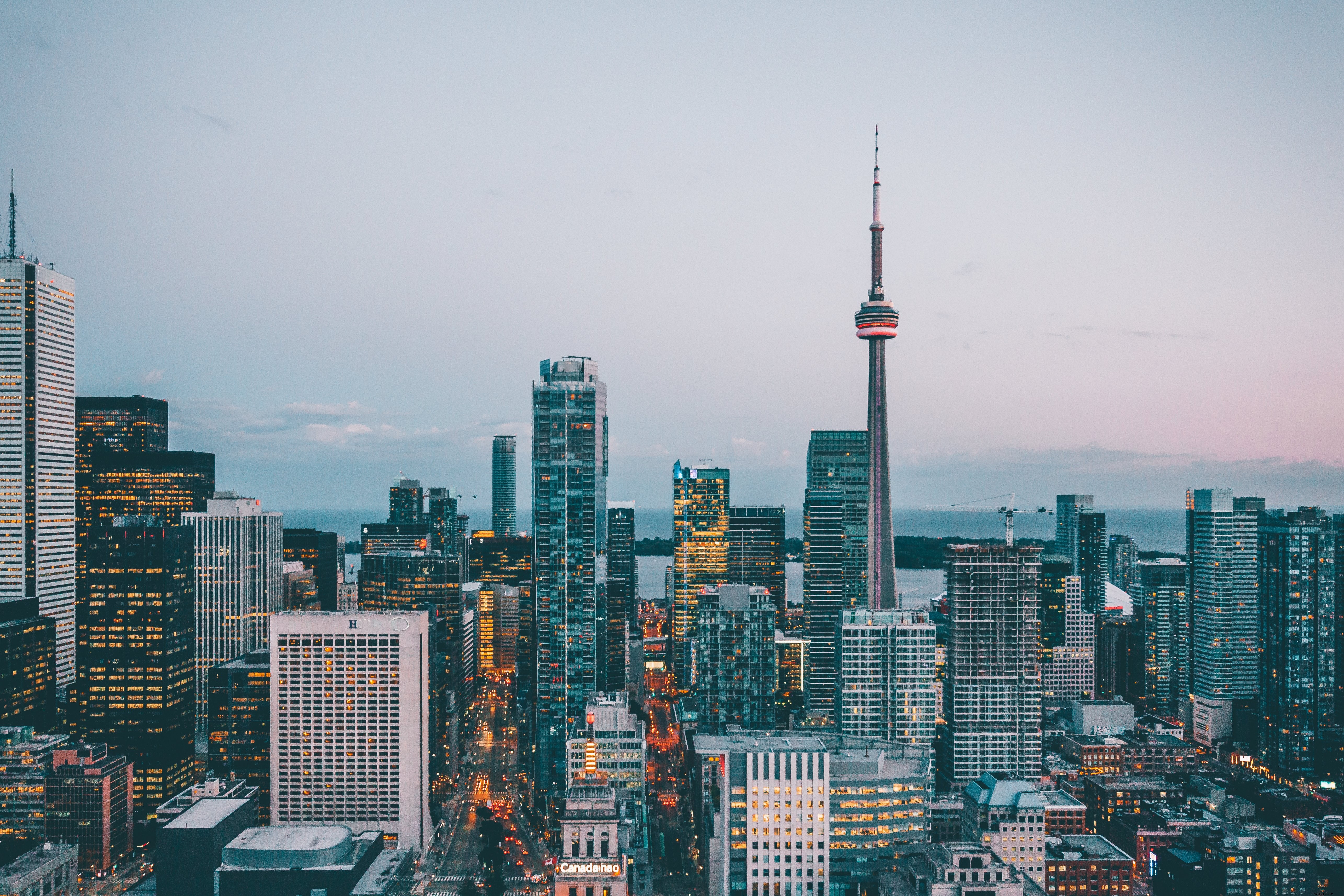 Foto de Toronto ao entardecer