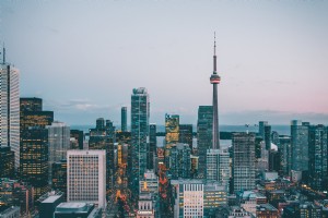 Foto de Toronto ao entardecer
