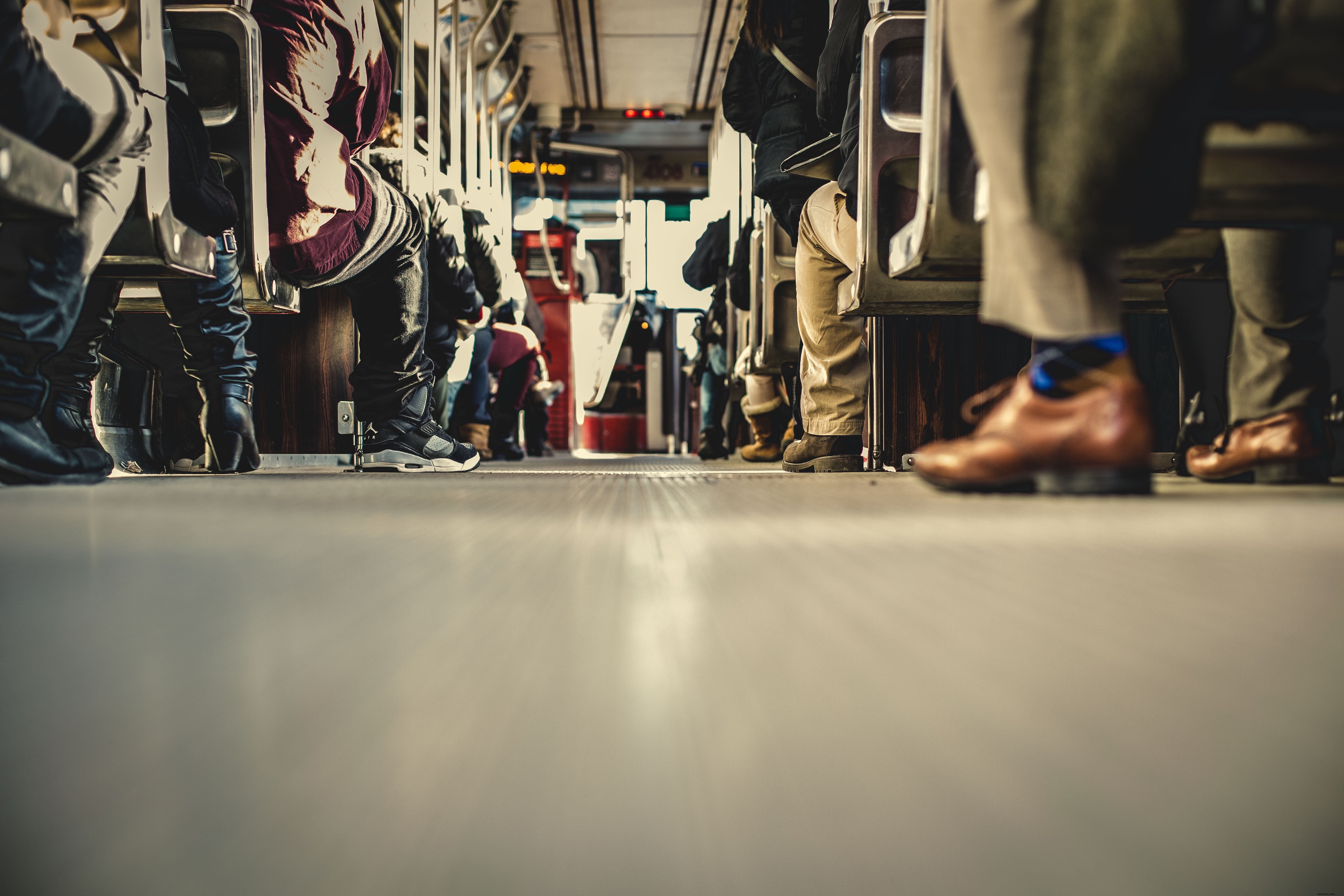 Komuter di Streetcar Foto