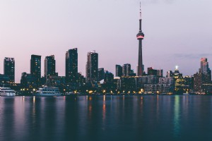 Foto del lungomare della città di Toronto